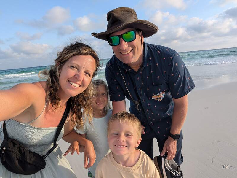 Family Selfie at the Beach