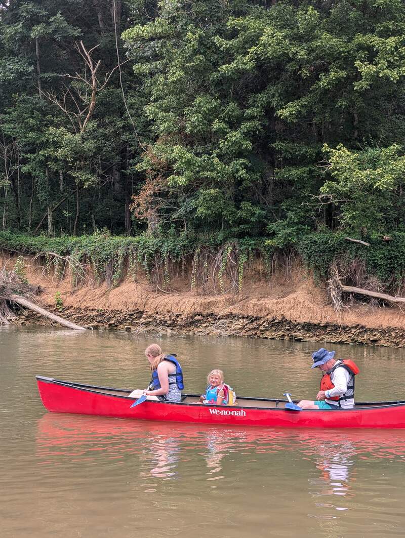 Eve enjoying the ride